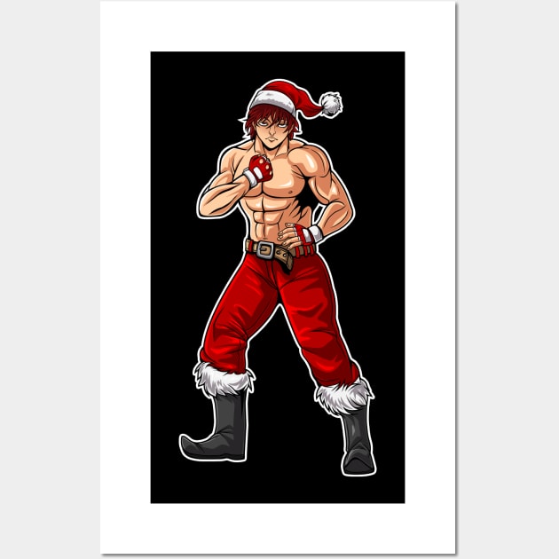 Baki Chirstmas Artwork Wall Art by namanyastudios